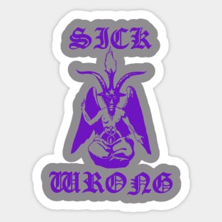 S&W Baphomet (Purple) Sticker